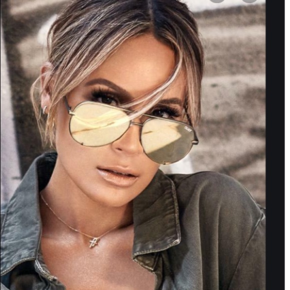 ! 1 left! Rare! Quay green gold high key Sunnies - Picture 3 of 10